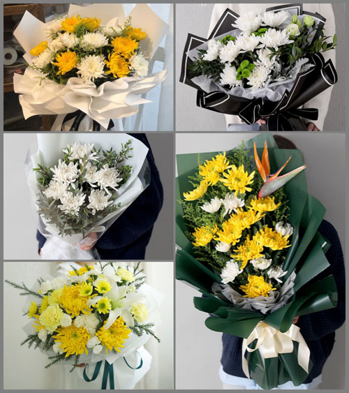 广东潮州市潮安区归湖镇塘埔村白事花束代送